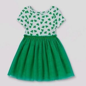 Cat & Jack Girls St. Patrick's Day Shamrock Dress